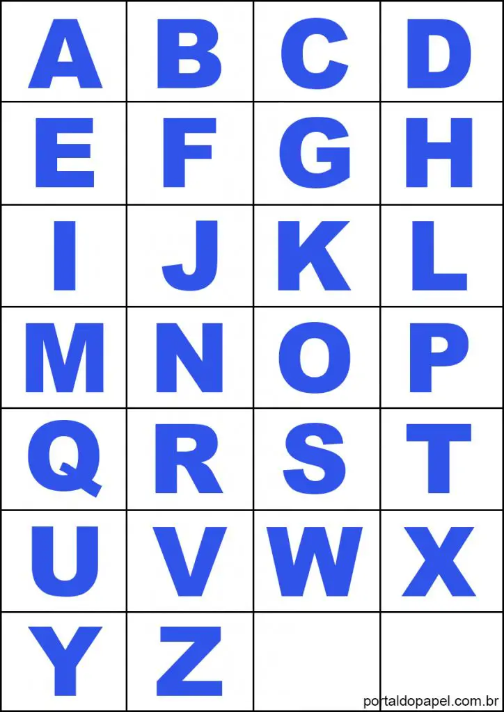 alfabeto movel para imprimir colorido azul