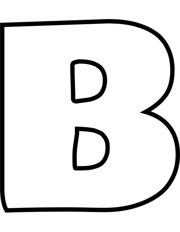letra b para imprimir maiuscula 2