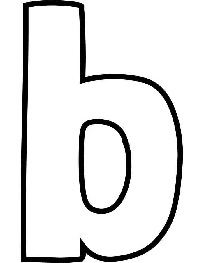 letra b para imprimir minuscula 2