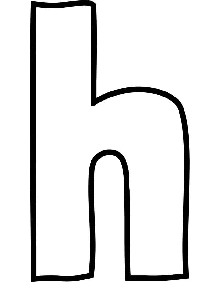 letra h para imprimir minuscula 8