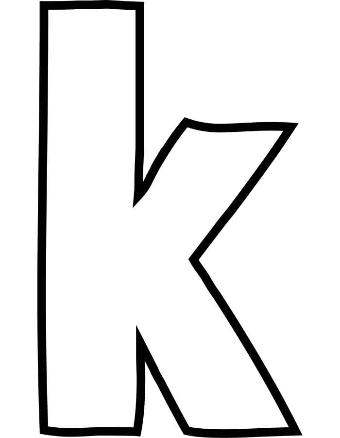 letra k para imprimir minuscula 11